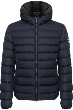 Colmar Jassen, Heren, Blauw, 5Xl, Sportieve Donsjas met Vaste Kap