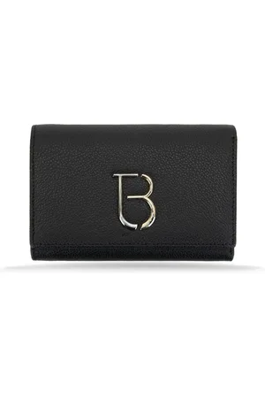 Tosca Blu Accessoires, Dames, Zwart, ONE Size, Leer, Leren damesportemonnee met bankbiljetvak