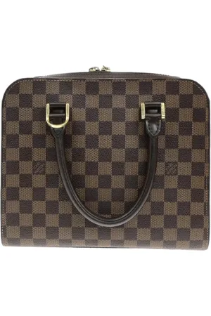 LOUIS VUITTON Pre-owned, Dames, Bruin, ONE Size, Tweedehands Canvas Louis Vuitton tassen