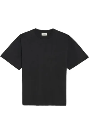 A PAPER KID Tops, Heren, Zwart, S, Heren T-shirt Klassieke Stijl