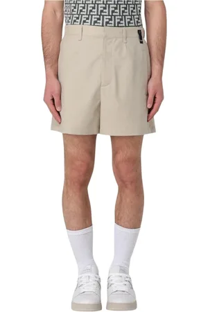 Fendi Korte broeken, Heren, , L, Boter Shorts