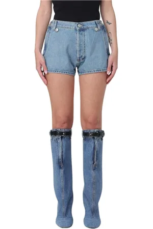COPERNI Korte broeken, Dames, Blauw, S, Denim, Blauwe Denim Shorts voor Vrouwen