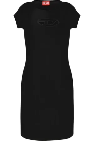 Diesel Kleedjes, Dames, Zwart, XS, Stijlvolle Jurken voor Vrouwen