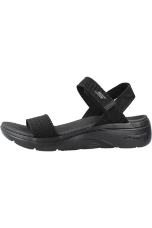 Skechers Schoenen, Dames, Zwart, 36 EU, Comfortabele Arch Fit Sandalen