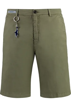 Paul & Shark Korte broeken, Heren, Groen, XL, Katoen, Katoenen Bermuda Shorts