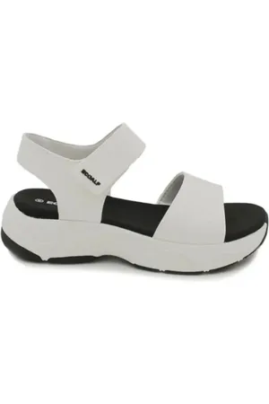 ECOALF Schoenen, Dames, Wit, 39 EU, Polyester, Witte Carla Vegan Sandalen