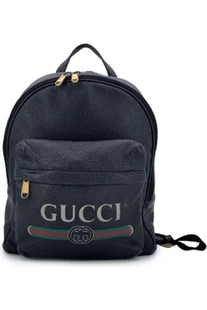 Gucci Pre-owned, Dames, Zwart, ONE Size, Pre-owned Leather gucci-bags