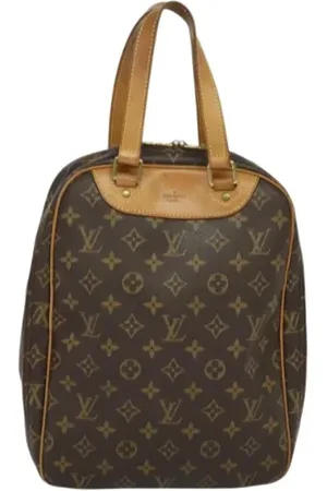 LOUIS VUITTON Pre-owned, Dames, Bruin, ONE Size, Tweedehands Canvas Louis Vuitton tassen