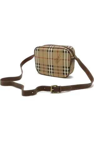 Burberry Pre-owned, Dames, , ONE Size, Leer, Pre-owned Leather crossbody-bags