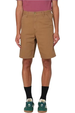 Carhartt Korte broeken, Heren, Bruin, W29, Katoen, werkshorts in bruin