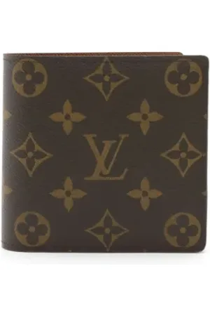 LOUIS VUITTON Pre-owned, Heren, Bruin, ONE Size, Pre-owned Canvas wallets
