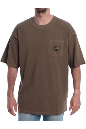 Vans Tops, Heren, Bruin, S, Katoen, Korte Mouw T-shirt Casual Streetwear Stijl