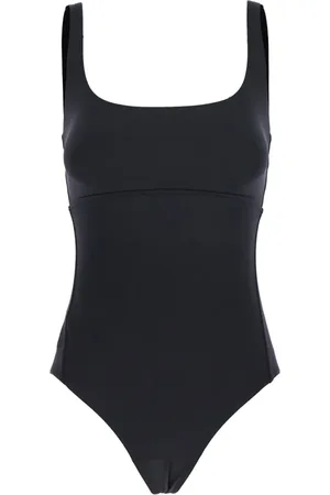 ERES Badkleding, Dames, Zwart, L, Zwarte Square Neck Badpak Tech Stof