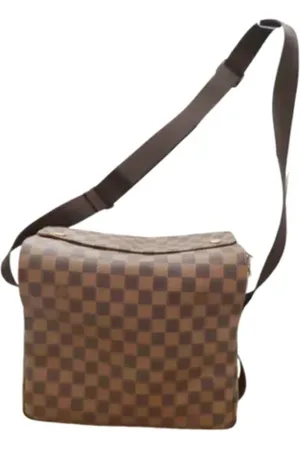 LOUIS VUITTON Pre-owned, Heren, Bruin, ONE Size, Tweedehands Canvas Louis Vuitton tassen