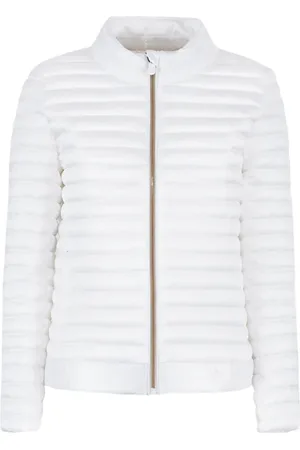 save the duck Jassen, Dames, Wit, XL, Nylon, Witte Gewatteerde Alyssa Jas met Rits