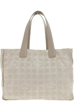 CHANEL Pre-owned, Dames, , ONE Size, Nylon, Pre-owned Canvas totes