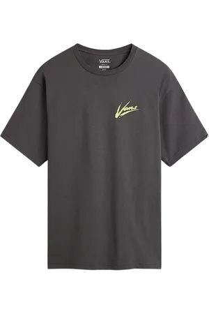 Vans Tops, Heren, Grijs, L, Katoen, Losvallend T-shirt met korte mouwen