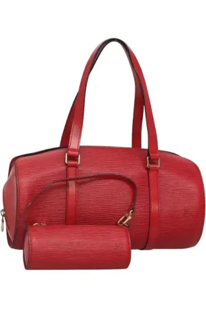 LOUIS VUITTON Pre-owned, Dames, Rood, ONE Size, Leer, Tweedehands leren handtassen