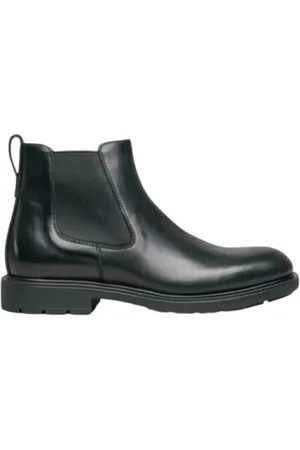 Nero Giardini Schoenen, Heren, Zwart, 41 EU, Leer, Chelsea Boots