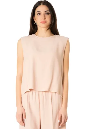 LIVIANA CONTI Tops, Dames, Roze, M, Phard Viscose Spaghettitop