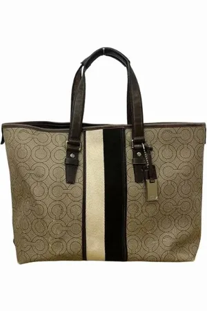 Coach Pre-owned, Dames, , ONE Size, Leer, Tweedehands leren handtassen