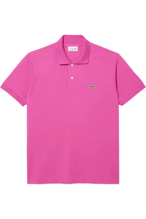 Lacoste Tops, Heren, Roze, 2Xl, Katoen, Klassieke katoenen poloshirt