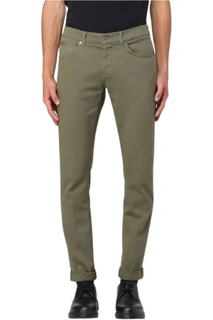 Dondup Jeans, Heren, Groen, W36, Witte Slim Fit Jeans