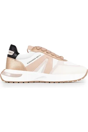 Alexander Smith Schoenen, Dames, Veelkleurig, 38 EU, Platform Sneakers - Wit