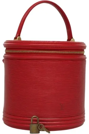 LOUIS VUITTON Pre-owned, Dames, Rood, ONE Size, Leer, Tweedehands leren handtassen