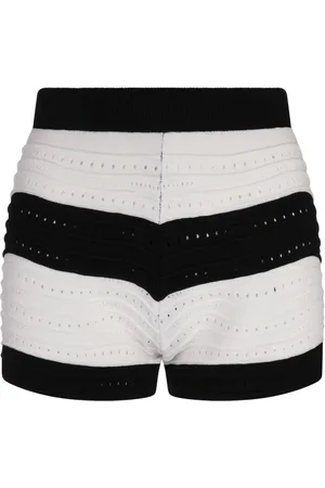 Msgm Korte broeken, Dames, Zwart, XS, Polyester, Zwarte Viscose Polyester Broek
