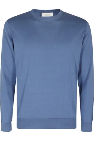 FILIPPO DE LAURENTIIS Truien, Heren, Blauw, 4Xl, Katoen, Katoenen T-shirt