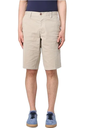 Blauer Korte broeken, Heren, , W32, Katoen, Blauwe Casual Shorts