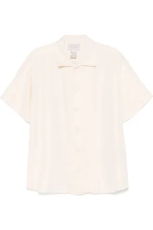 RANRA Overhemden, Heren, , M, Zijden Cubaanse Kraag Shirt