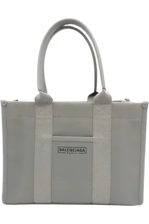 Balenciaga Pre-owned, Dames, Grijs, ONE Size, Leer, Pre-owned Canvas balenciaga-bags