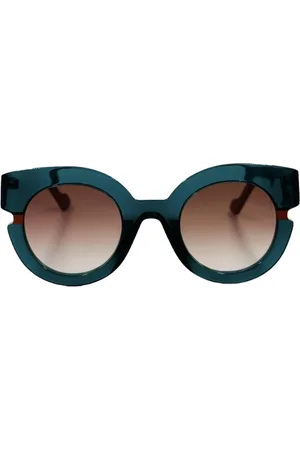 Face À Face Accessoires, Dames, Groen, ONE Size, Leer, Kimono Stijl Bril Groen Bos
