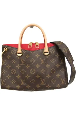 LOUIS VUITTON Pre-owned, Dames, Bruin, ONE Size, Tweedehands Canvas Louis Vuitton tassen