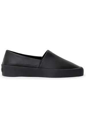 FEAR OF GOD Schoenen, Heren, Zwart, 43 EU, Leer, Zwarte leren instaploafer