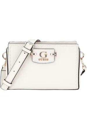 Guess Tassen, Dames, , ONE Size, Stijlvolle Mini Crossbody Tas in Off-White