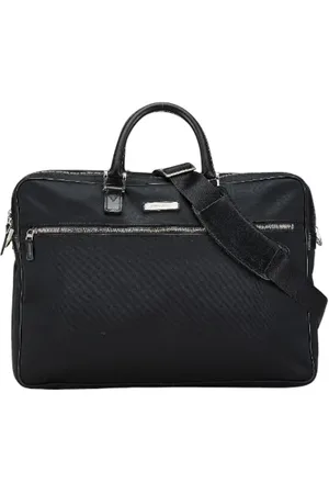 Burberry Pre-owned, Dames, Zwart, ONE Size, Leer, Pre-owned Leather briefcases