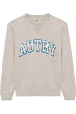 Autry Sweatshirts & Hoodies, Dames, , S, Katoen, College Sweatshirt met lange mouwen Grijs