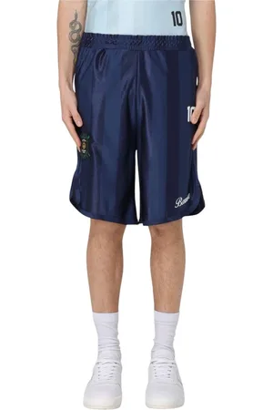 BARROW Korte broeken, Heren, Blauw, S, Blauwe Casual Trekkoord Shorts