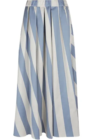 Max Mara Rokken, Dames, Veelkleurig, S, Elegante Zwarte Rok