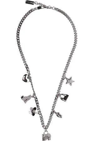 Marc Jacobs Accessoires, Dames, Grijs, ONE Size, Elegant Metalen Ketting Halsketting