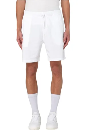 Ralph Lauren Korte broeken, Heren, Wit, L, Blauwe Klassieke Sweatshorts