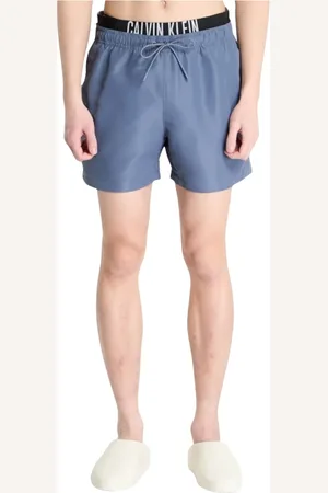 Calvin Klein Badkleding, Heren, Blauw, M, Casual Shorts