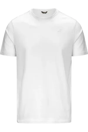K-Way Tops, Heren, Wit, 2Xl, Witte Jersey T-shirts en Polo