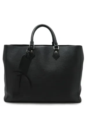 LOUIS VUITTON Pre-owned, Heren, Zwart, ONE Size, Leer, Pre-owned Leather totes