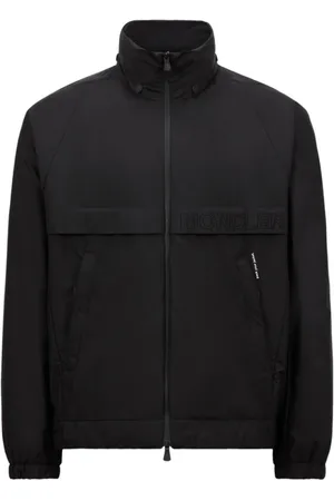 Moncler Jassen, Heren, Zwart, XL, Nylon, Buitenvest Zwart Fijn Stof