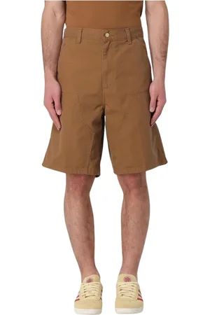 Carhartt Korte broeken, Heren, Bruin, W34, Katoen, Bruine Timmerman Shorts Stijlvolle Casual Kleding