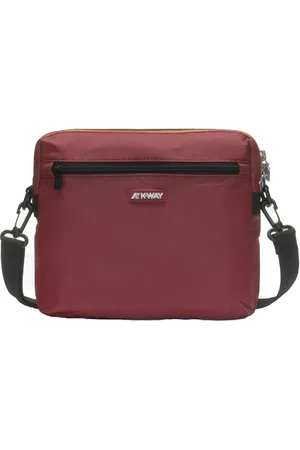 K-Way Tassen, Dames, Rood, ONE Size, Nylon, Stijlvolle Crossbody Tas Moire Tracolla